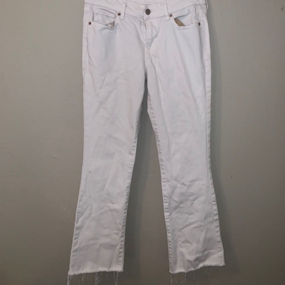 White Old Navy Cropped pants - Picture 1 of 4